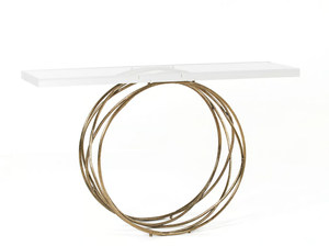 HALO - Rectangular acrylic console table _ Ginger & Jagger